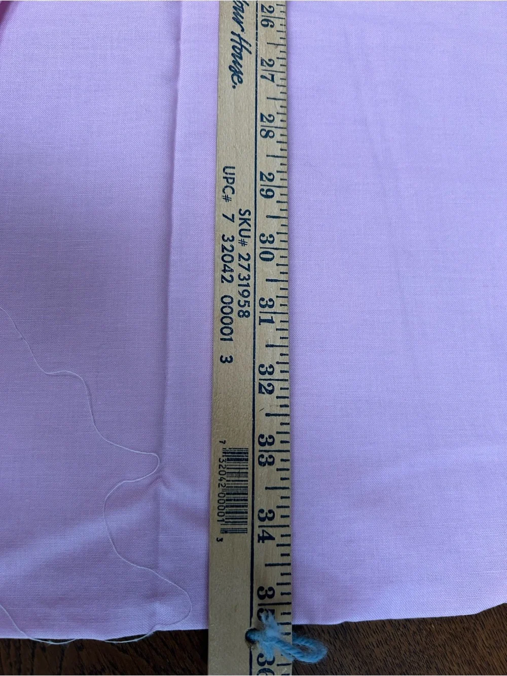 2 /set- Light Pink Cotton Fabric Pillowcases, large. (See measurements photos.)